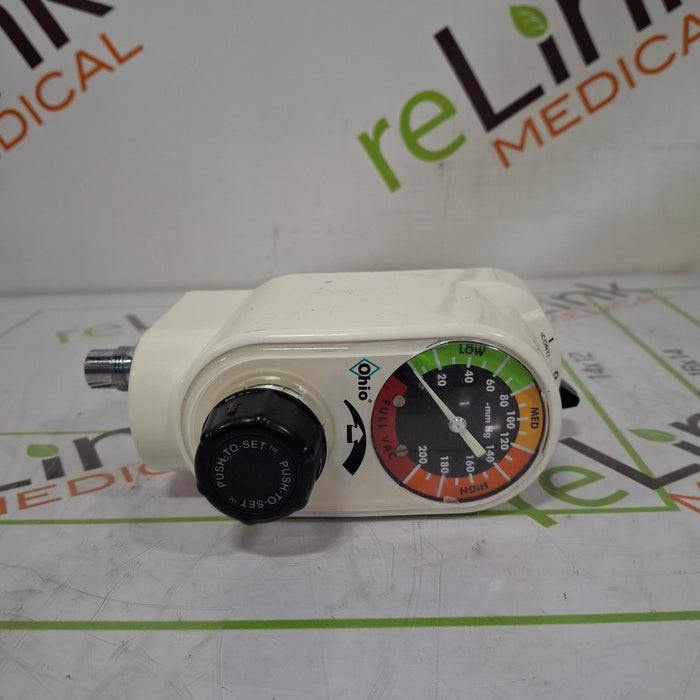 Ohio Medical Corporation Push to Set Vacuum Regulator