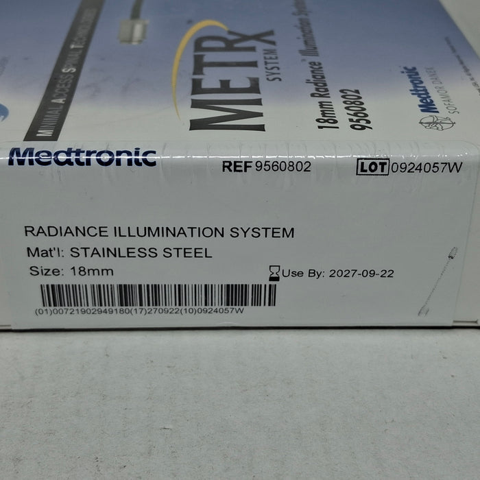 Medtronic 9560802 18mm Radiance Illumination System