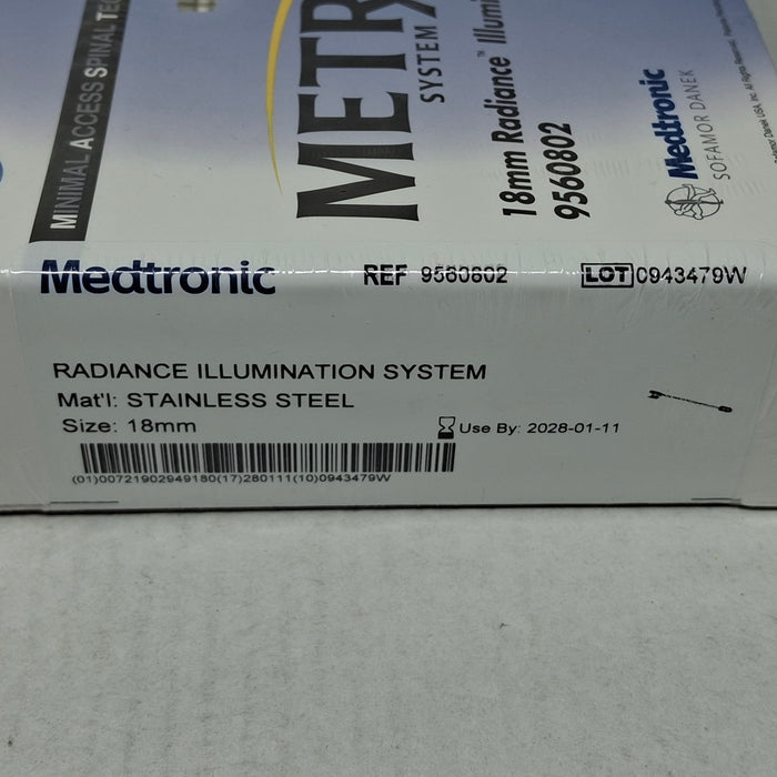 Medtronic 9560802 18mm Radiance Illumination System