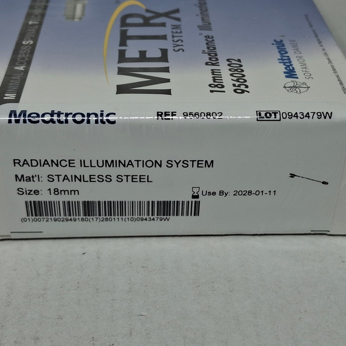 Medtronic 9560802 18mm Radiance Illumination System