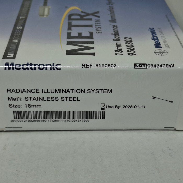 Medtronic 9560802 18mm Radiance Illumination System