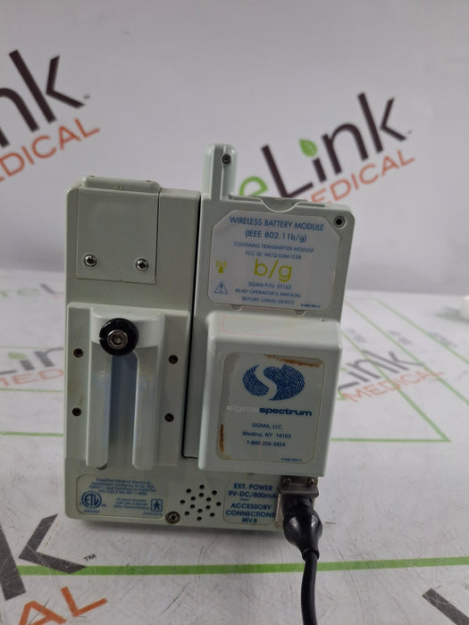 Baxter Sigma Spectrum 6.05.14 with B/G Battery Infusion Pump