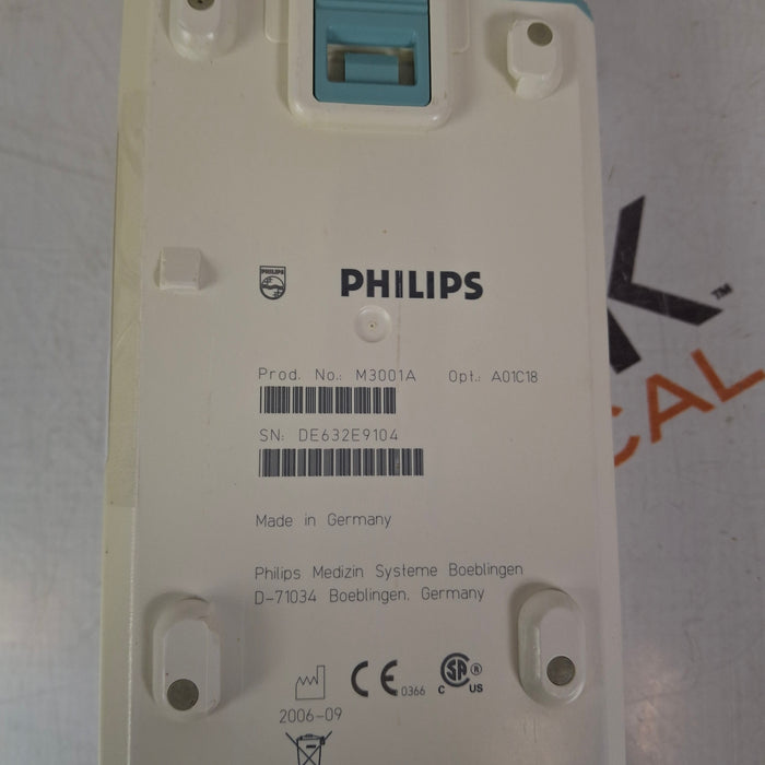 Philips M3001A-A01C18 Fast SpO2, NIBP, 12 lead ECG, Temp, IBP MMS Module
