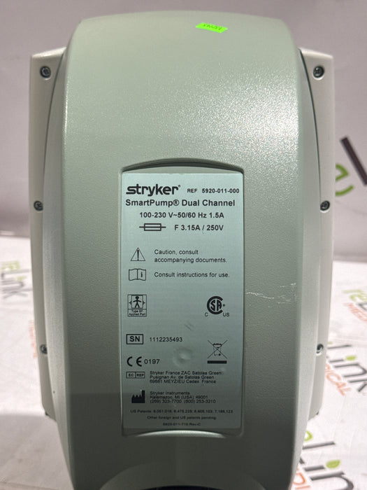 Stryker SmartPump Dual Channel Tourniquet