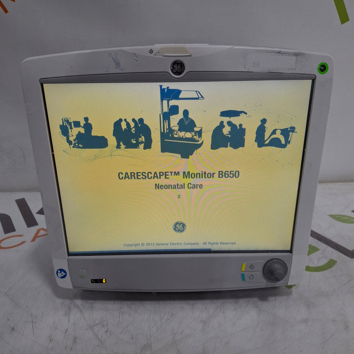 GE Healthcare Carescape B650 Neonatal Care Patient Monitor