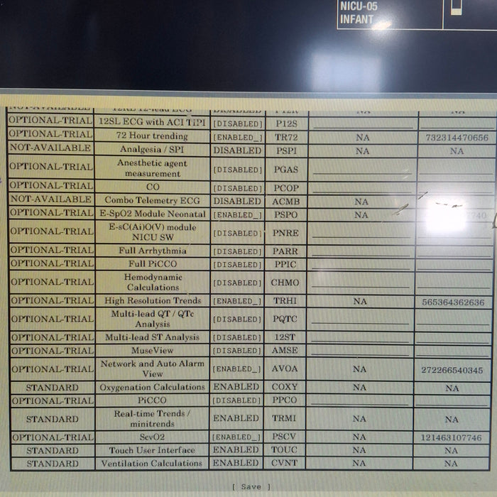 GE Healthcare Carescape B650 Neonatal Care Patient Monitor