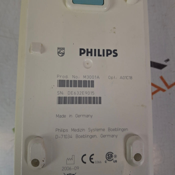 Philips M3001A-A01C18 Fast SpO2, NIBP, 12 lead ECG, Temp, IBP MMS Module