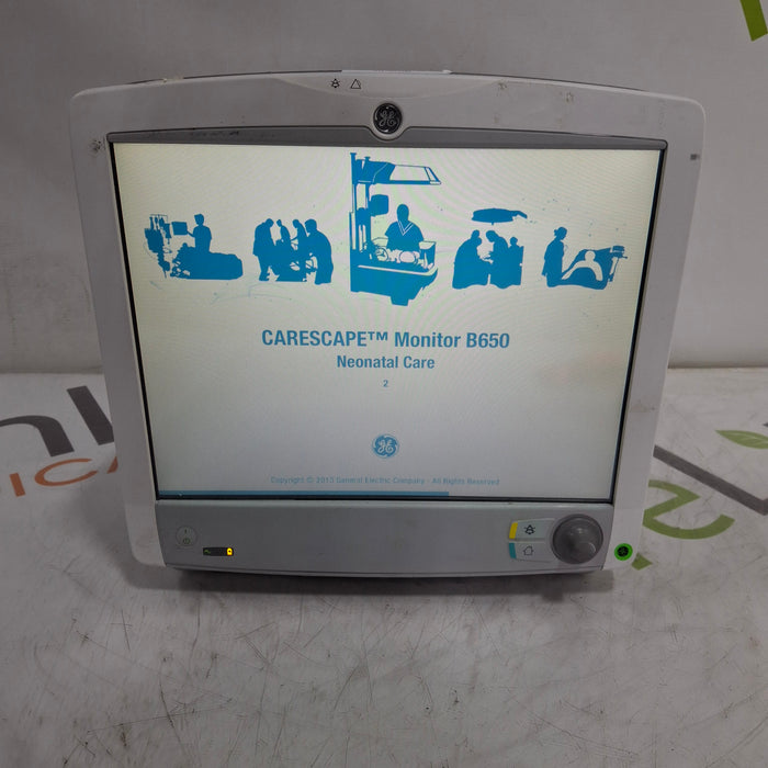GE Healthcare Carescape B650 Neonatal Care Patient Monitor