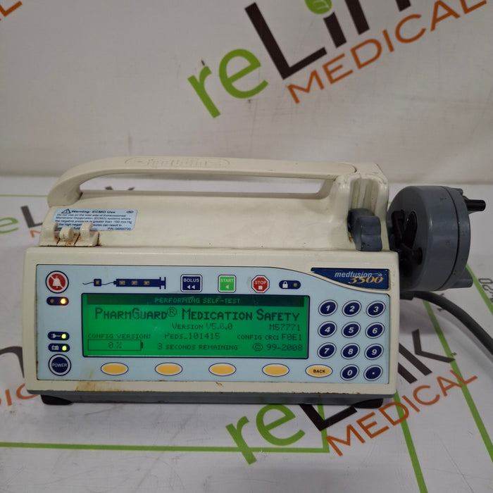 Smiths Medical Medfusion 3500 Version 5 Syringe Infusion Pump