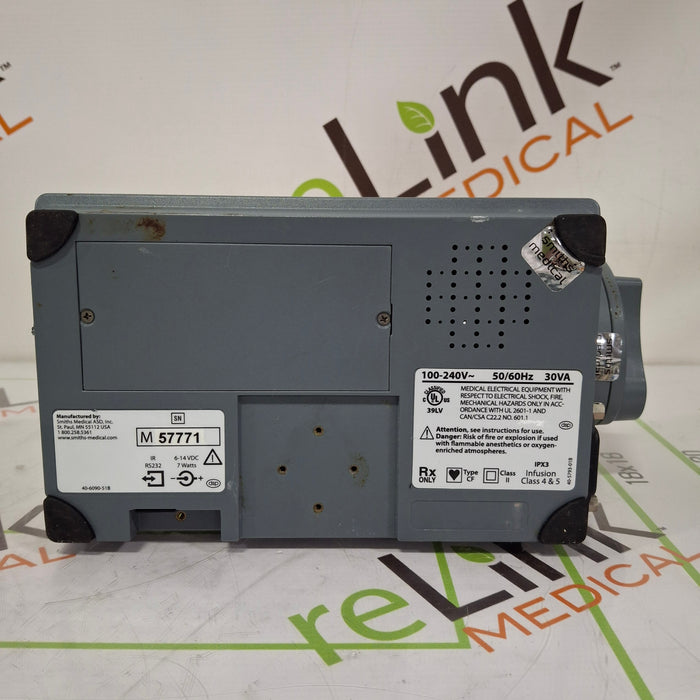 Smiths Medical Medfusion 3500 Version 5 Syringe Infusion Pump