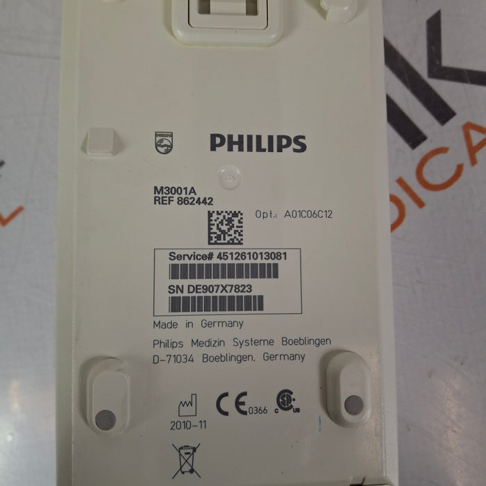 Philips M3001A-A01C06C12 Fast SpO2, NIBP, 12 lead ECG, Temp, IBP MMS Module