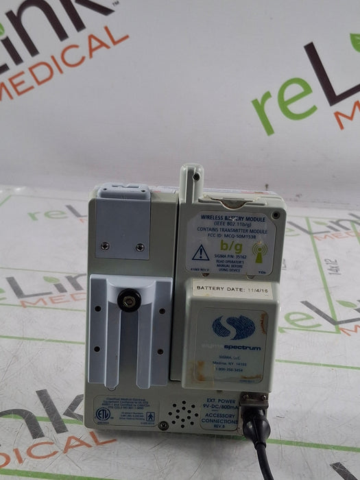 Baxter Sigma Spectrum 6.05.14 with B/G Battery Infusion Pump