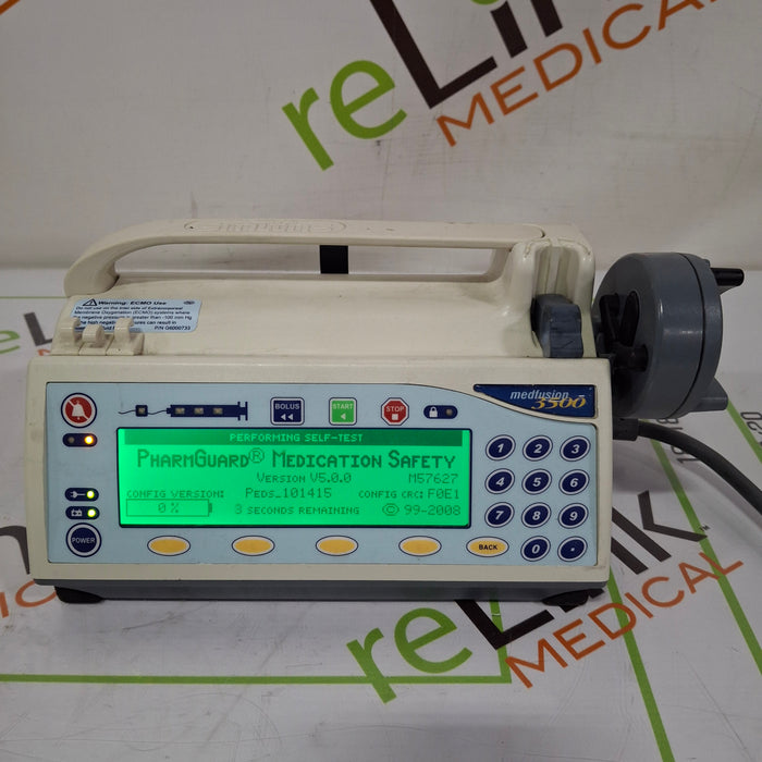 Smiths Medical Medfusion 3500 Version 5 Syringe Infusion Pump