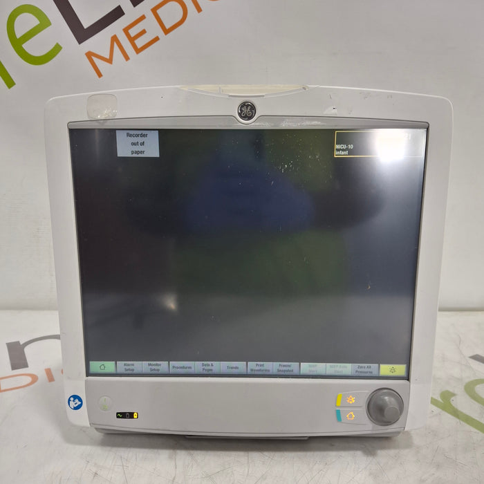 GE Healthcare Carescape B650 Neonatal Care Patient Monitor