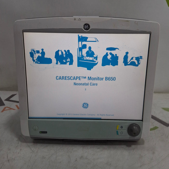 GE Healthcare Carescape B650 Neonatal Care Patient Monitor