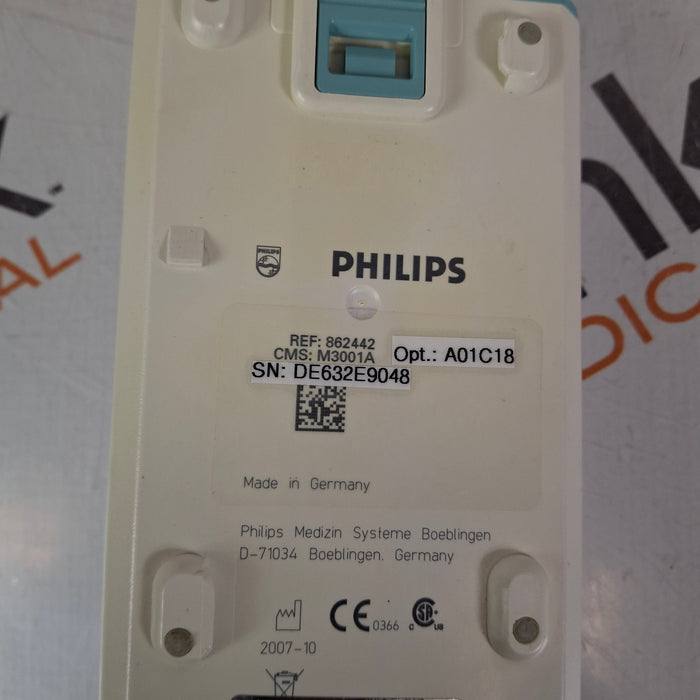 Philips M3001A-A01C18 Fast SpO2, NIBP, 12 lead ECG, Temp, IBP MMS Module