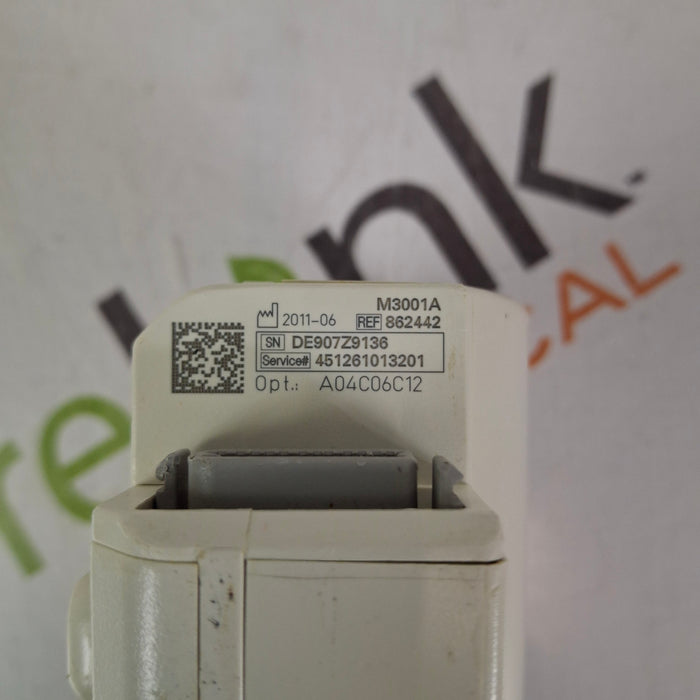 Philips M3001A-A04C06C12 OxiMax SpO2, NIBP, 12 Lead ECG, Temp, IBP MMS Module