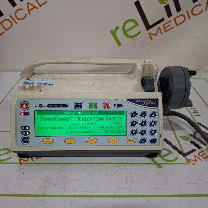 Smiths Medical Medfusion 3500 Version 6 Syringe Infusion Pump
