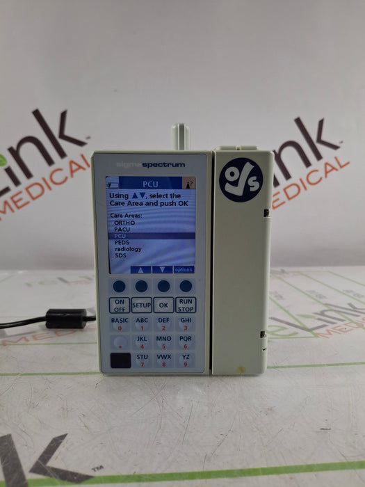 Baxter Sigma Spectrum 6.05.13 with B/G Battery Infusion Pump
