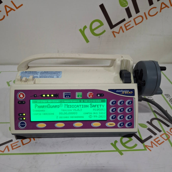 Smiths Medical Medfusion 3500 Version 6 Syringe Infusion Pump