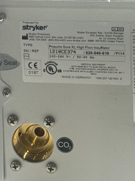 Stryker 620-040-610 Pneumo Sure XL High Flow Insufflator
