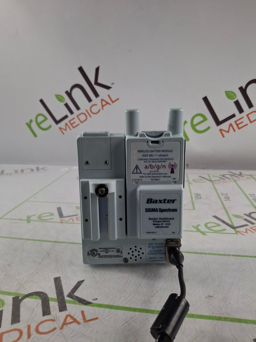 Baxter Sigma Spectrum 6.05.15 with A/B/G/N Battery Infusion Pump