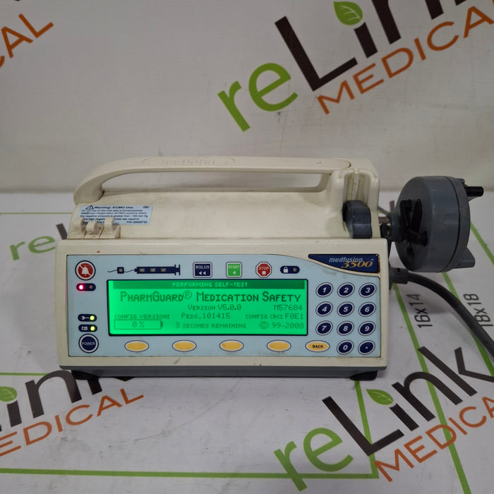 Smiths Medical Medfusion 3500 Version 5 Syringe Infusion Pump