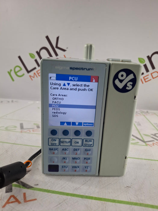 Baxter Sigma Spectrum 6.05.14 with B/G Battery Infusion Pump