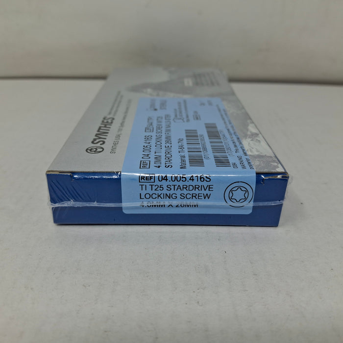Synthes, Inc. 04.005.416S 4.0mm TI Locking Screw w/ T25 Stardrive 26mm F/IM Nail