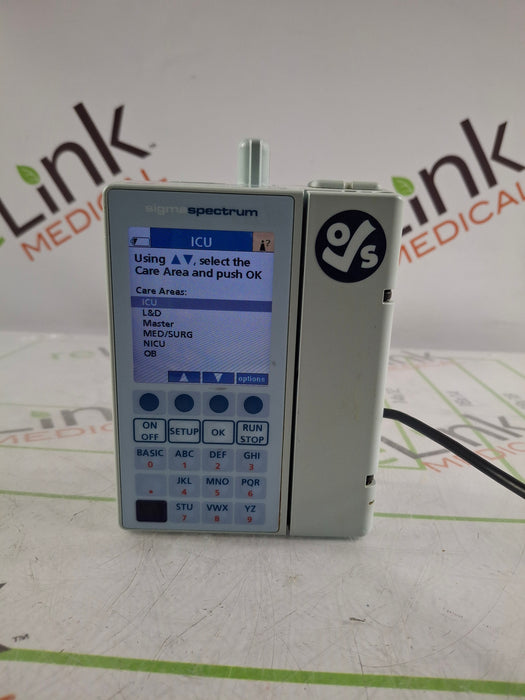 Baxter Sigma Spectrum 6.05.14 with B/G Battery Infusion Pump