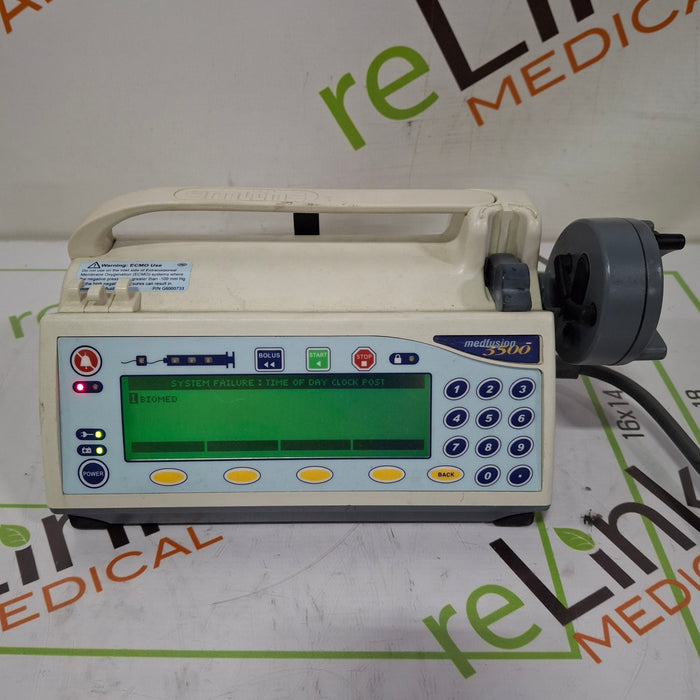 Smiths Medical Medfusion 3500 Version 5 Syringe Infusion Pump