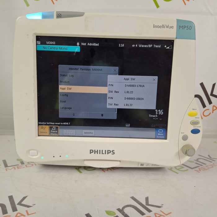 Philips IntelliVue MP50 Patient Monitor