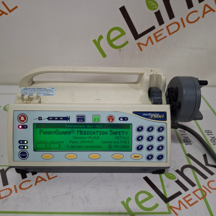 Smiths Medical Medfusion 3500 Version 5 Syringe Infusion Pump
