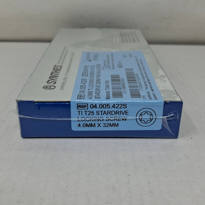 Synthes, Inc. 04.005.422S 4.0mm TI Locking Screw w/ T25 Stardrive 32mm F/IM Nail