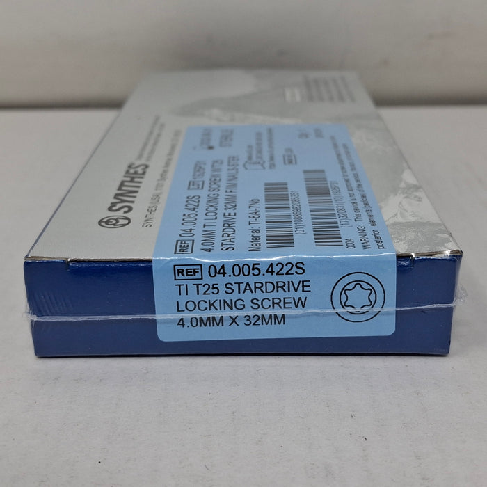 Synthes, Inc. 04.005.422S 4.0mm TI Locking Screw w/ T25 Stardrive 32mm F/IM Nail