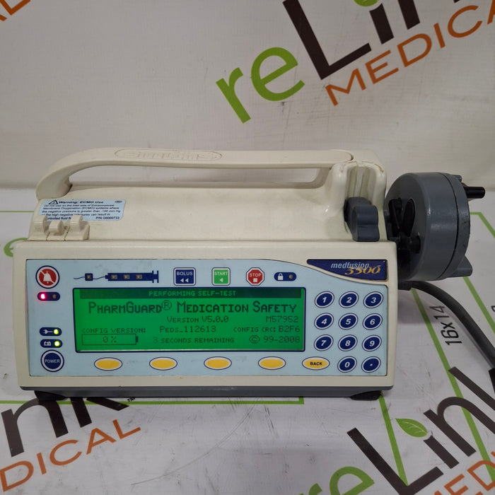 Smiths Medical Medfusion 3500 Version 5 Syringe Infusion Pump