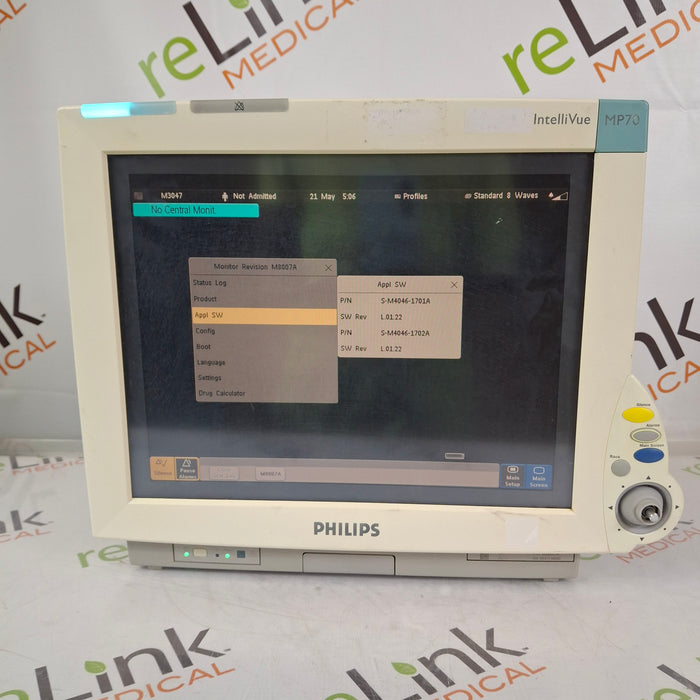 Philips IntelliVue MP70 Patient Monitor