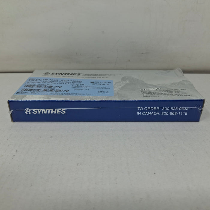 Synthes, Inc. 04.005.424S 4.0mm TI Locking Screw w/ T25 Stardrive 34mm F/IM Nail