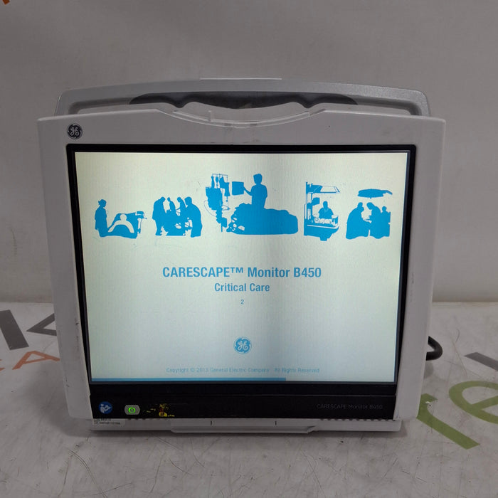 GE Healthcare Carescape B450 Critical Care Patient Monitor