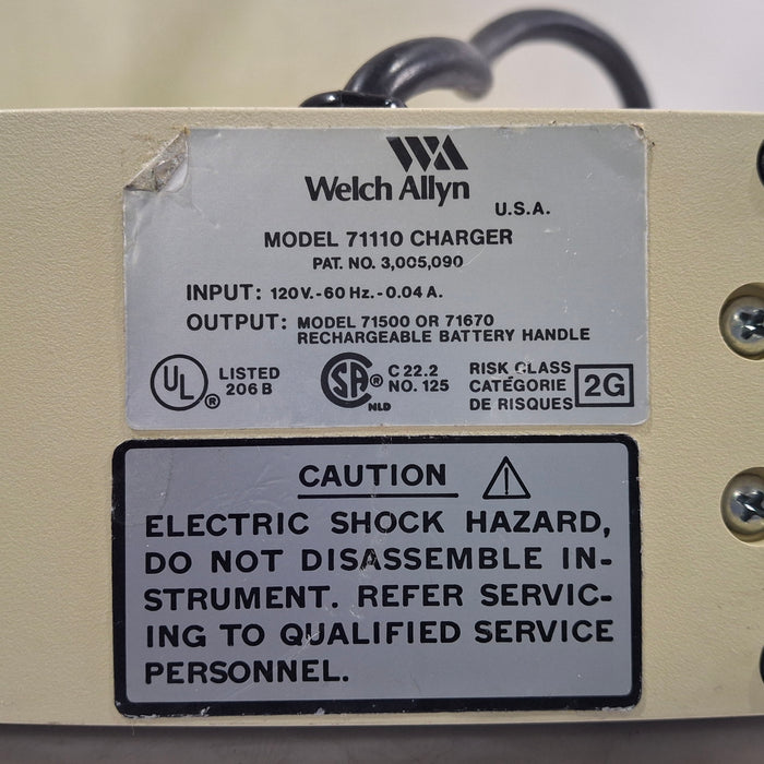 Welch Allyn 71110 3.5V Desk Charger