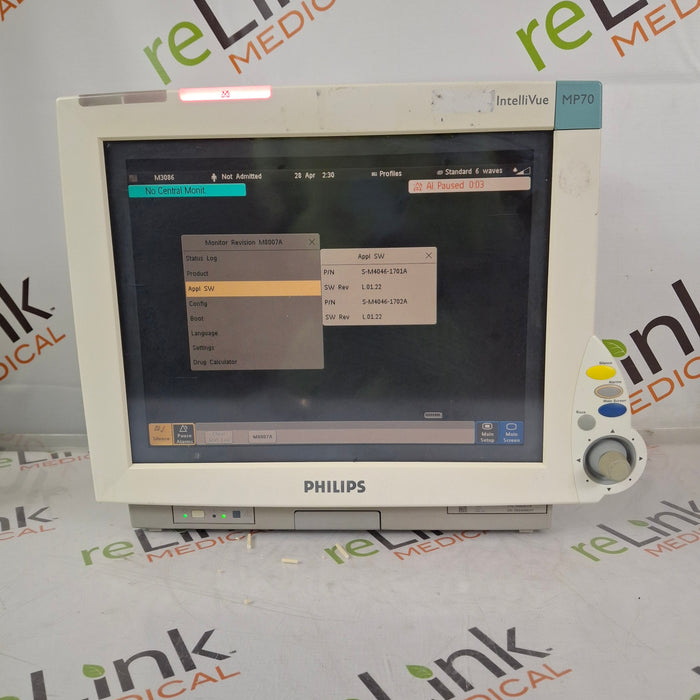 Philips IntelliVue MP70 Patient Monitor