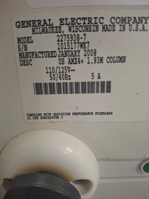 GE Healthcare AMX 4 Plus Portable X-Ray Unit