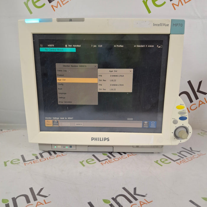 Philips IntelliVue MP70 Patient Monitor