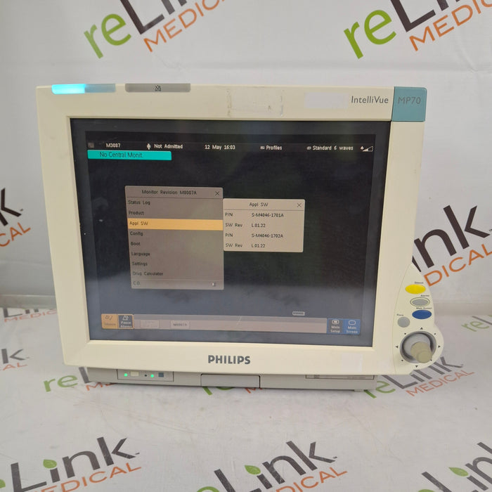 Philips IntelliVue MP70 Patient Monitor