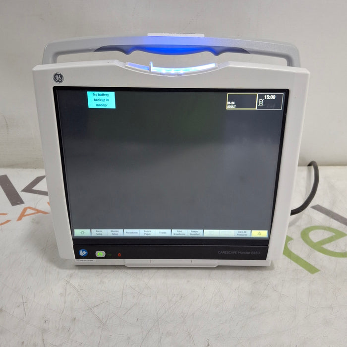 GE Healthcare Carescape B450 Critical Care Patient Monitor