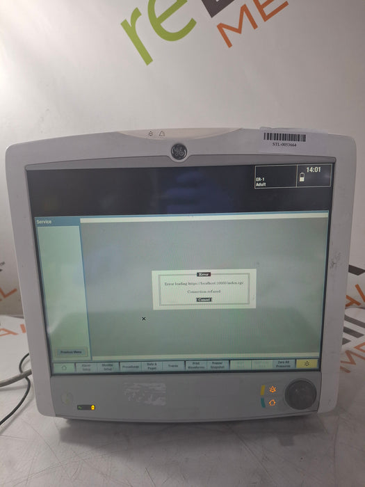GE Healthcare Carescape B650 Emergency Care Patient Monitor
