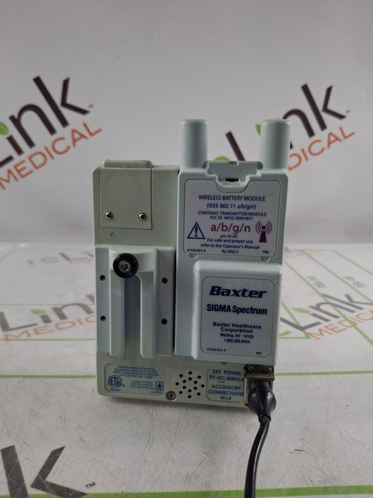 Baxter Sigma Spectrum 6.05.14 with A/B/G/N Battery Infusion Pump