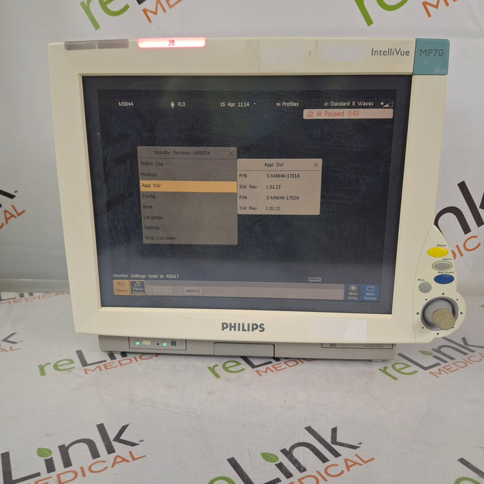Philips IntelliVue MP70 Patient Monitor