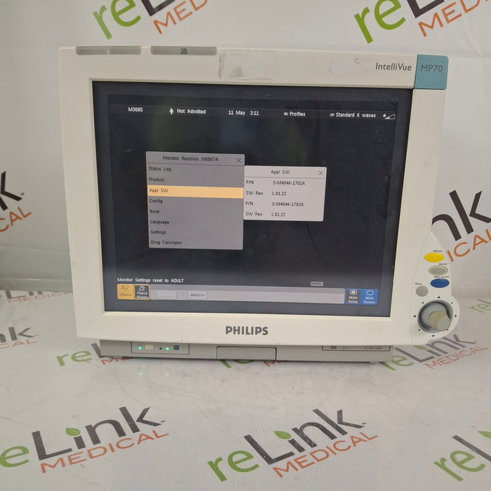 Philips IntelliVue MP70 Patient Monitor