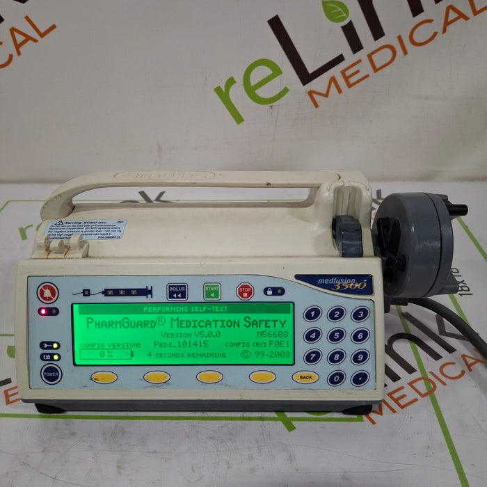Smiths Medical Medfusion 3500 Version 5 Syringe Infusion Pump